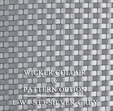Fatyard Silver Wicker Pattern & Shade