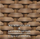Fatyard Honey Wicker Pattern & Shade