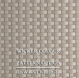 Fatyard Bronze Wicker Pattern & Shade