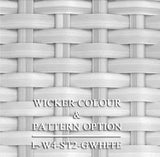Fatyard Ice Grey Wicker Pattern & Shade