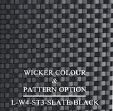 Fatyard Slate Wicker Pattern & Shade